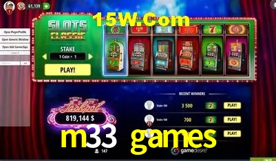 Benefícios da Conta m33 games